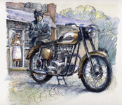 Taking the BSA out.
