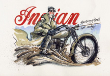 Indian Scout starts every time...
